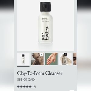 🆕️Lixr An/Hydra Waterless Clay-to-Foam Daily Cleanser